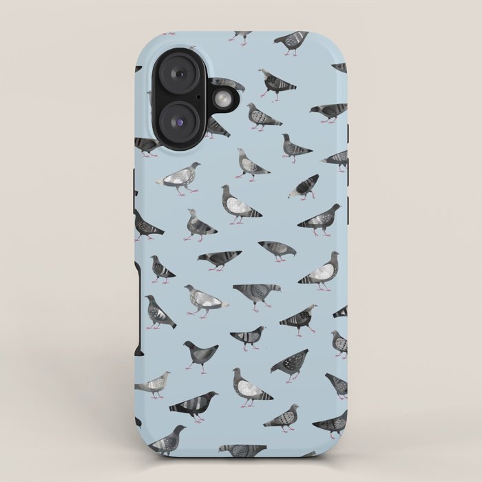 Pigeons Doing Pigeon Things iPhone Case Gallery Image 1