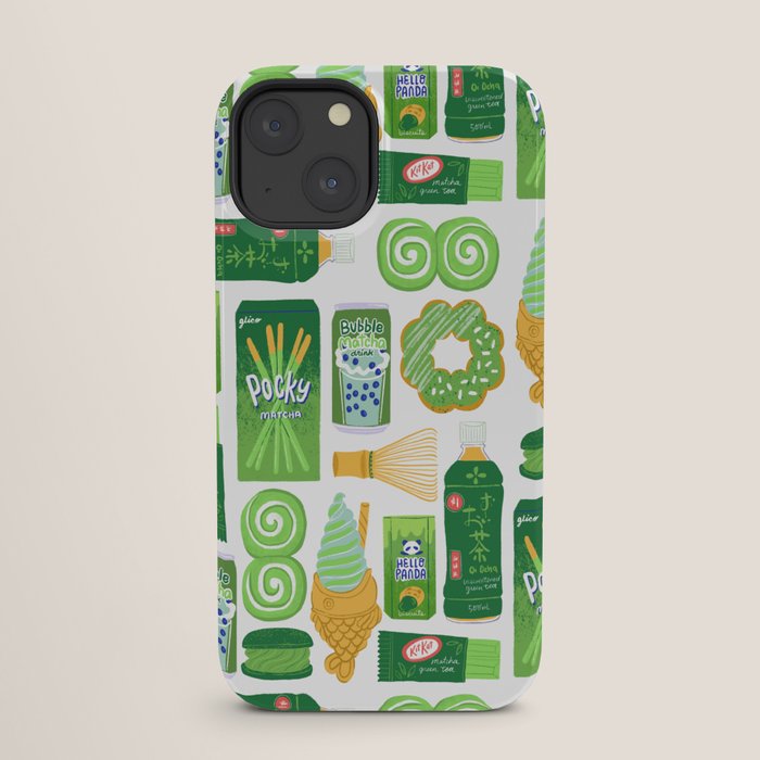 Matcha Green Tea Snacks iPhone Case Gallery Image 25