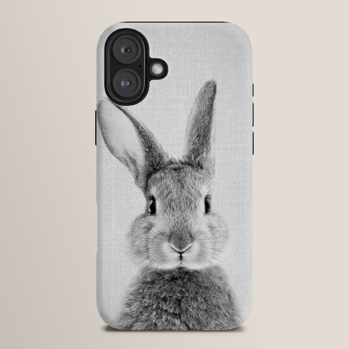Rabbit - Black & White iPhone Case Gallery Image 14