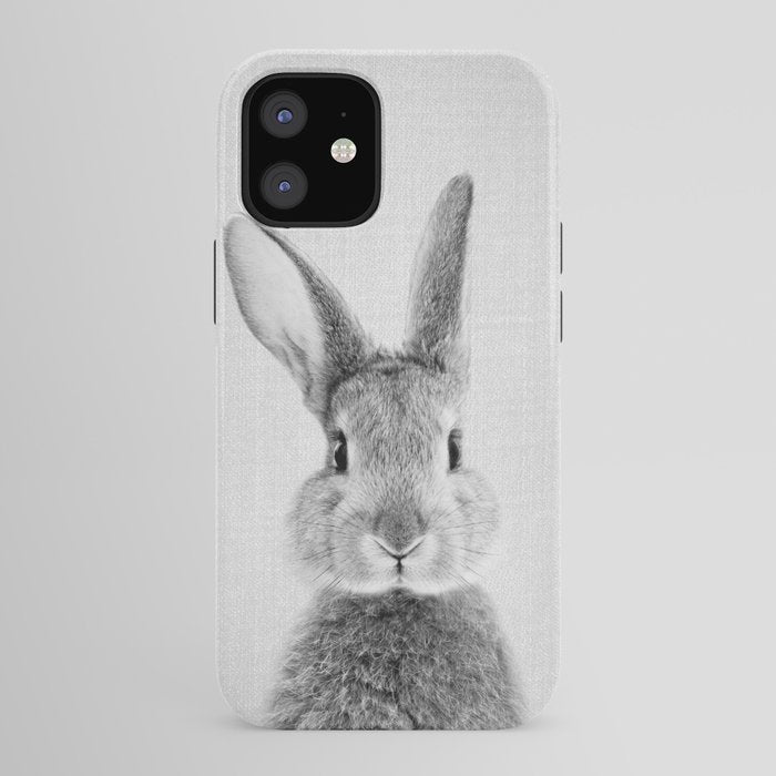 Rabbit - Black & White iPhone Case Gallery Image 41