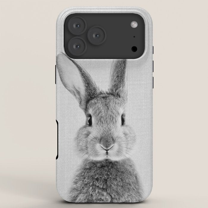 Rabbit - Black & White iPhone Case Gallery Image 8