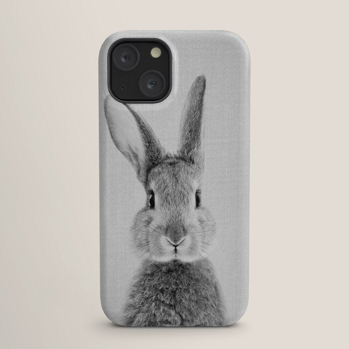 Rabbit - Black & White iPhone Case Gallery Image 17