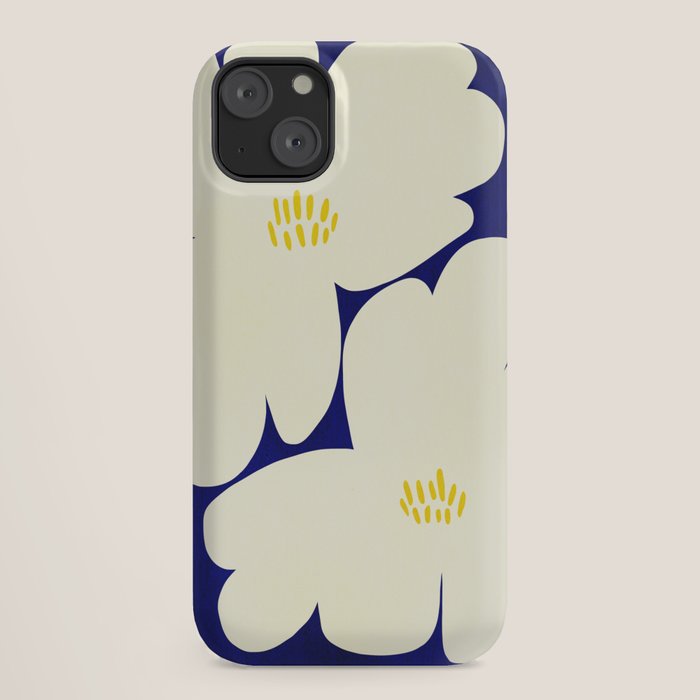 Abstract botanical 52-blue iPhone Case Gallery Image 18