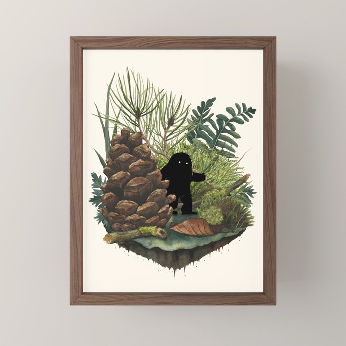 Tiny Sasquatch Mini Art Print Gallery Image 2