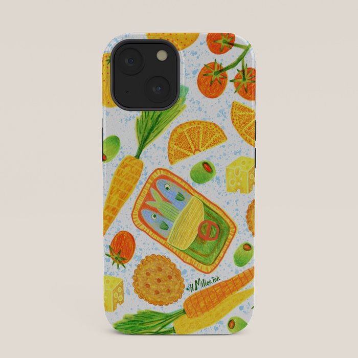 Kitchen Snacks & Apps in Orange & White iPhone Case Gallery Image 33