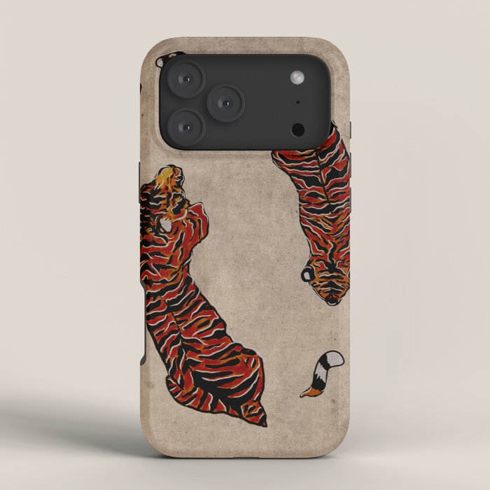 Two Tigers -- Ukiyo-e Style iPhone Case Gallery Image 4