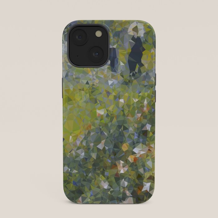 Monet Garden Low Poly Nature Art iPhone Case Gallery Image 33