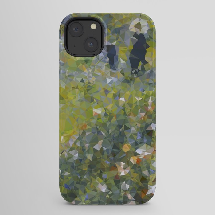 Monet Garden Low Poly Nature Art iPhone Case Gallery Image 30