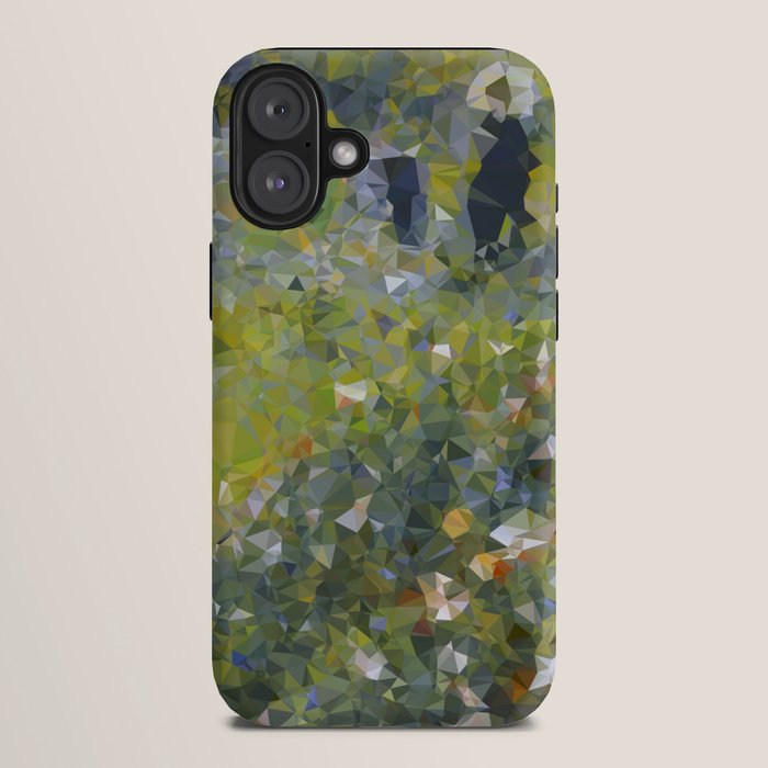 Monet Garden Low Poly Nature Art iPhone Case Gallery Image 10