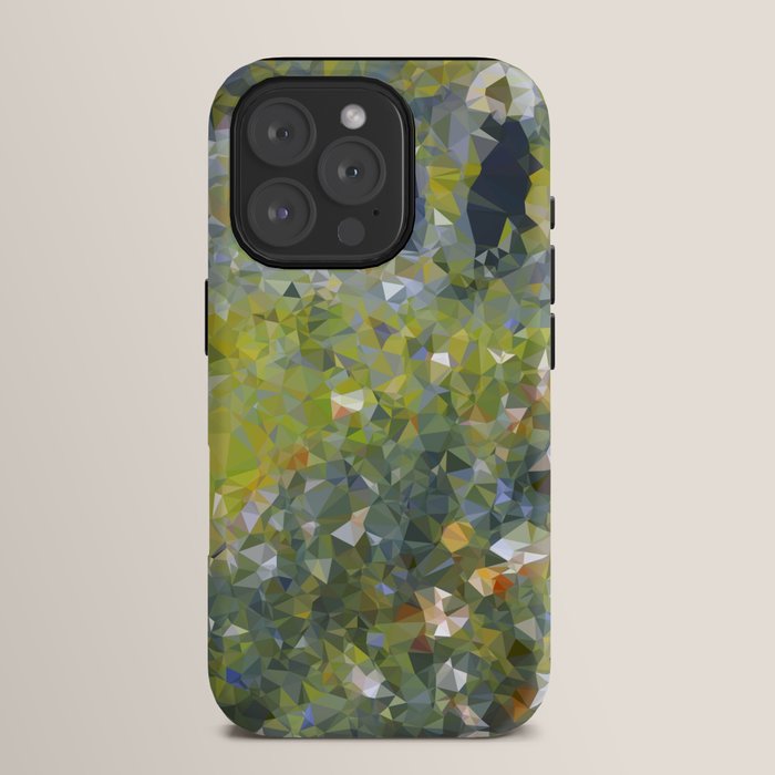 Monet Garden Low Poly Nature Art iPhone Case Gallery Image 15