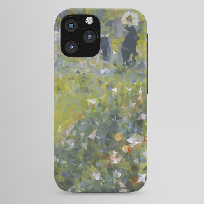 Monet Garden Low Poly Nature Art iPhone Case Gallery Image 44