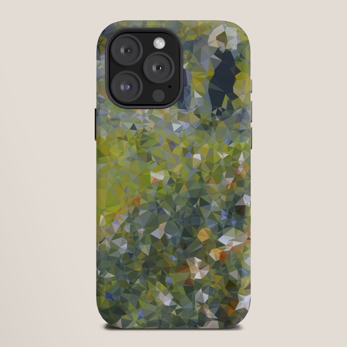 Monet Garden Low Poly Nature Art iPhone Case Gallery Image 12
