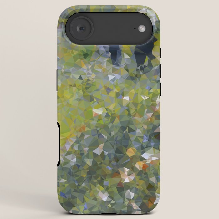 Monet Garden Low Poly Nature Art iPhone Case Gallery Image 6