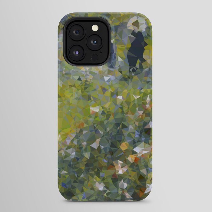 Monet Garden Low Poly Nature Art iPhone Case Gallery Image 32
