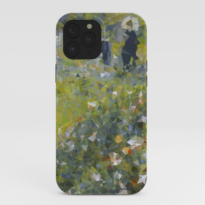 Monet Garden Low Poly Nature Art iPhone Case Gallery Image 40