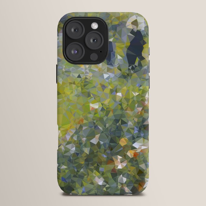 Monet Garden Low Poly Nature Art iPhone Case Gallery Image 16