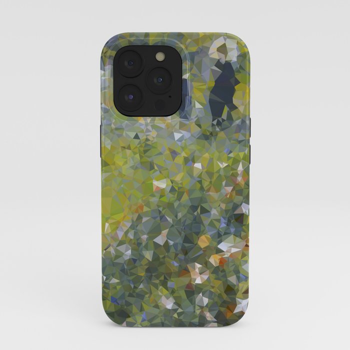 Monet Garden Low Poly Nature Art iPhone Case Gallery Image 39
