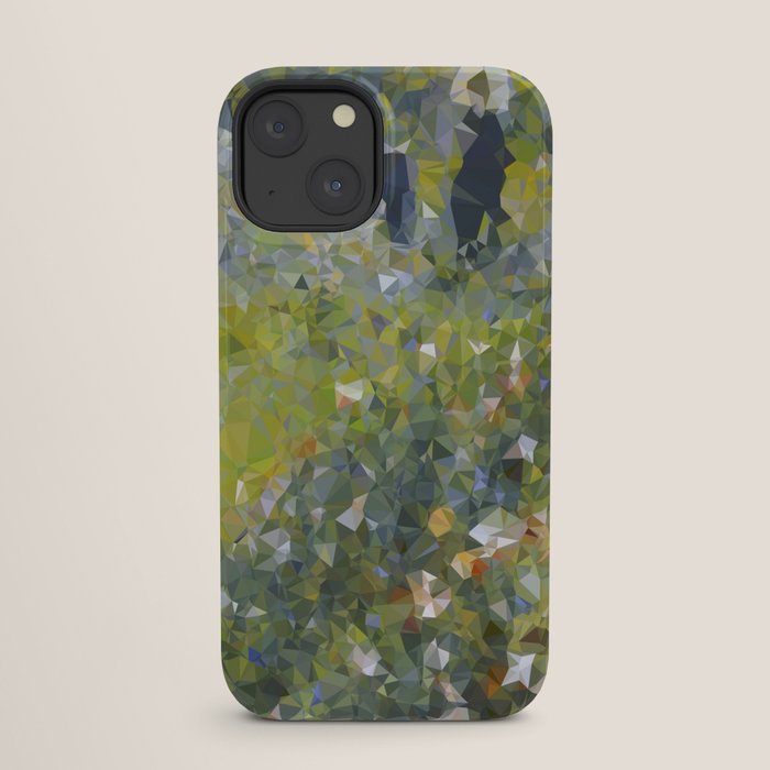 Monet Garden Low Poly Nature Art iPhone Case Gallery Image 25