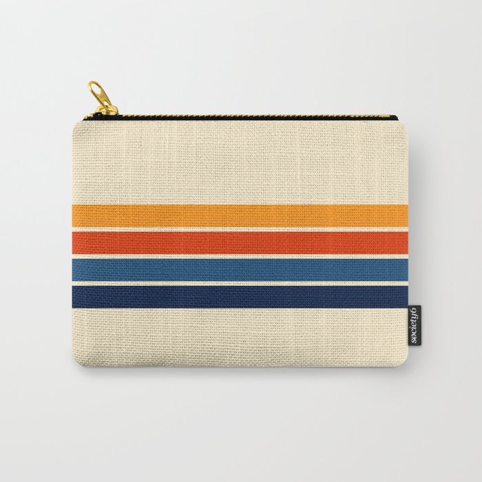 Classic Retro Stripes Carry All Pouch Gallery Image 1
