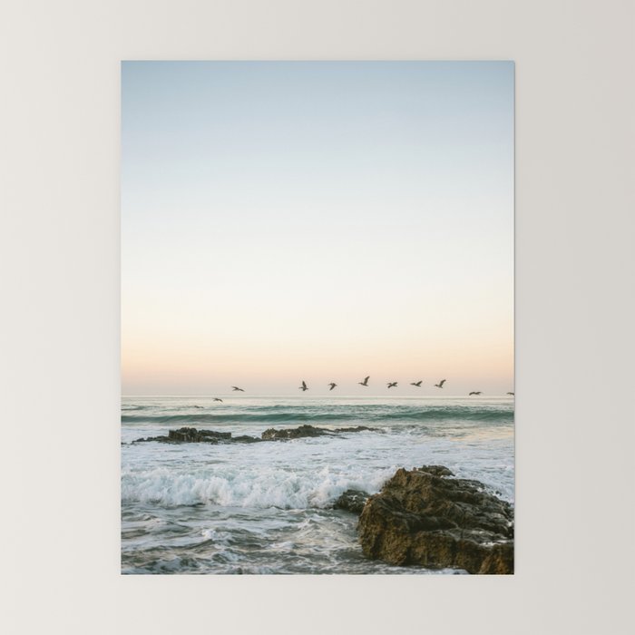 Birds at sunset | Playa Santa Teresa Costa Rica | Travel photography Mini Art Print Gallery Image 6