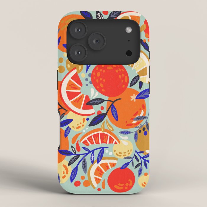 Fresh Citrus Mesh - Mint iPhone Case Gallery Image 3