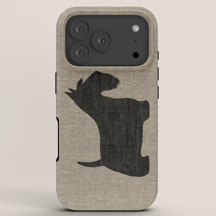 Scottish Terrier | Black Scottie Dog Silhouette iPhone Case Gallery Image 7