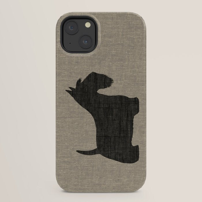 Scottish Terrier | Black Scottie Dog Silhouette iPhone Case Gallery Image 22