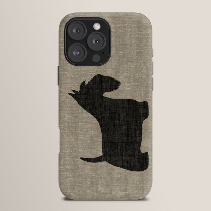 Scottish Terrier | Black Scottie Dog Silhouette iPhone Case Gallery Image 16