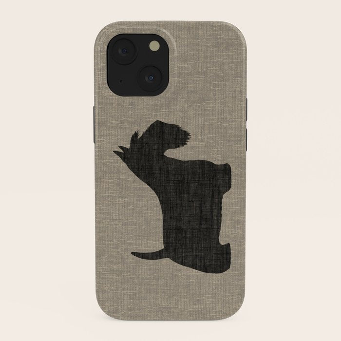 Scottish Terrier | Black Scottie Dog Silhouette iPhone Case Gallery Image 38