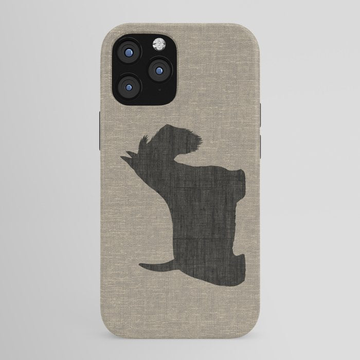 Scottish Terrier | Black Scottie Dog Silhouette iPhone Case Gallery Image 43
