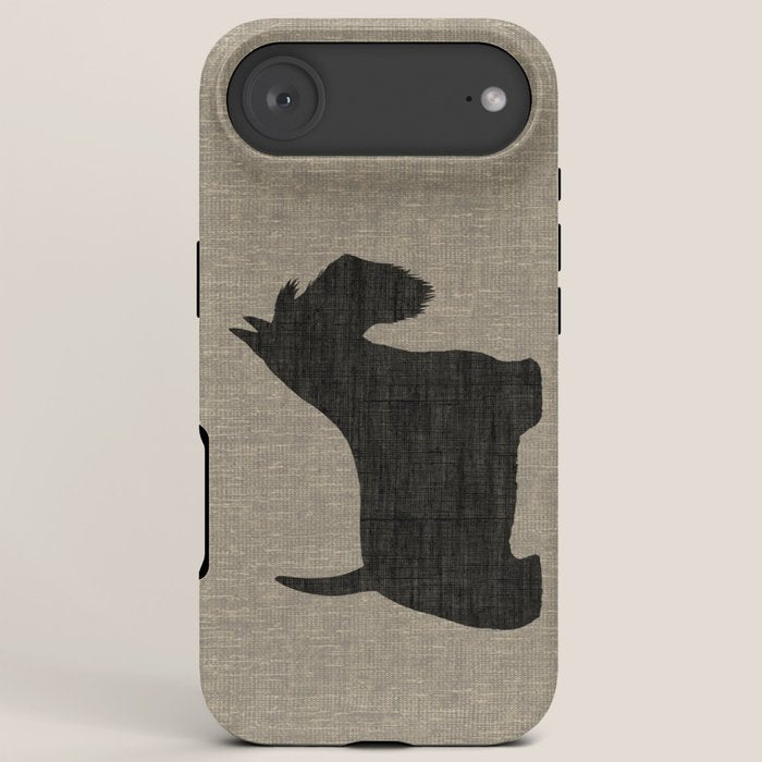 Scottish Terrier | Black Scottie Dog Silhouette iPhone Case Gallery Image 6