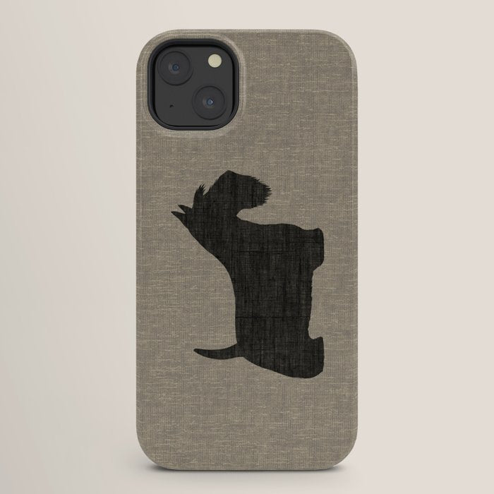 Scottish Terrier | Black Scottie Dog Silhouette iPhone Case Gallery Image 26