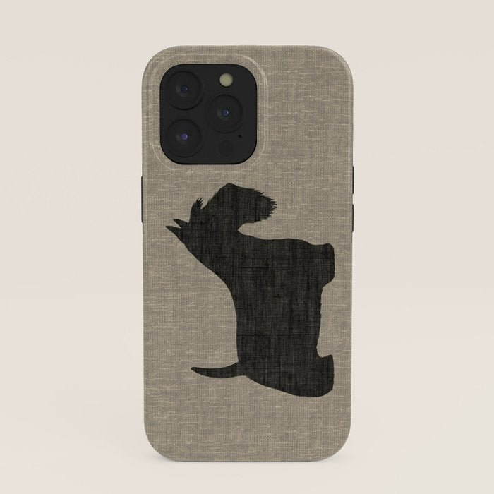 Scottish Terrier | Black Scottie Dog Silhouette iPhone Case Gallery Image 39