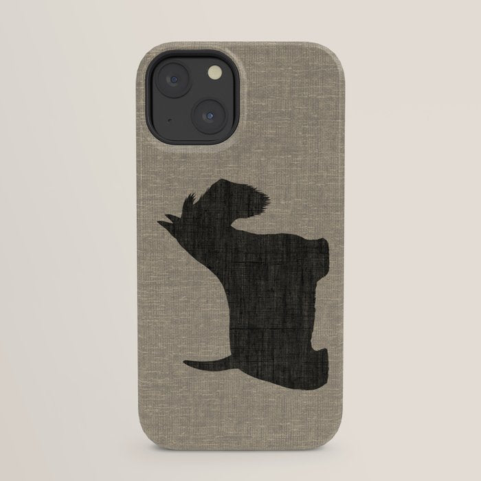 Scottish Terrier | Black Scottie Dog Silhouette iPhone Case Gallery Image 21