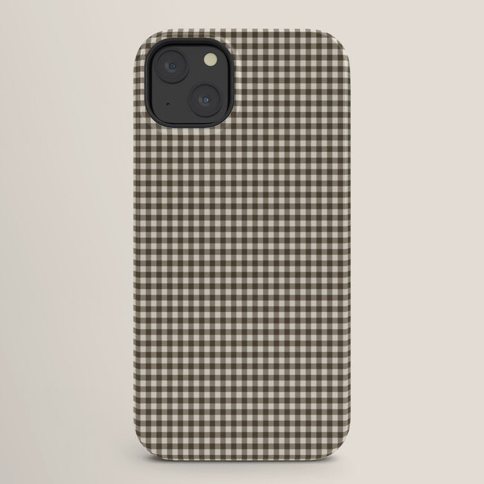 brown gingham iPhone Case Gallery Image 26