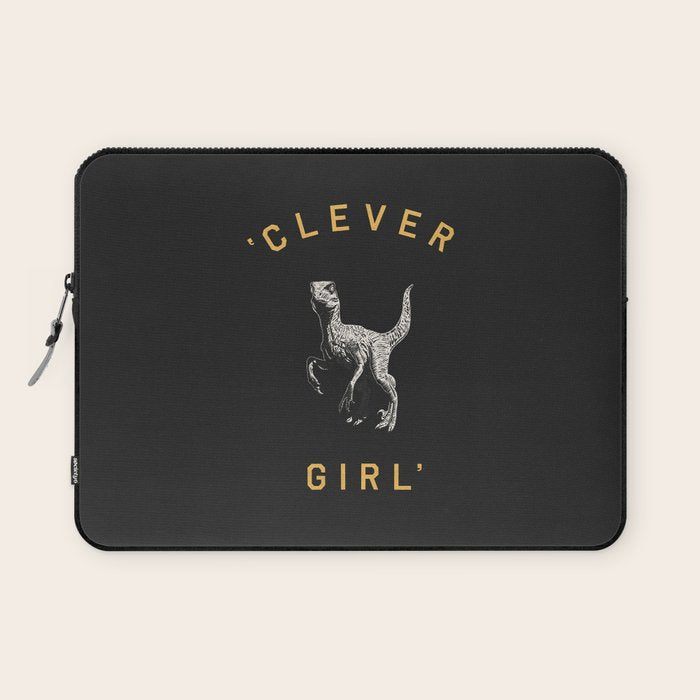 Clever Girl (Dark) Laptop Sleeve Gallery Image 1