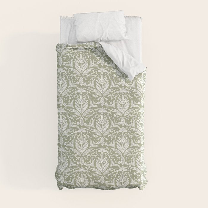 Tropical Paradise . Lush Green Duvet Cover Gallery Image 4