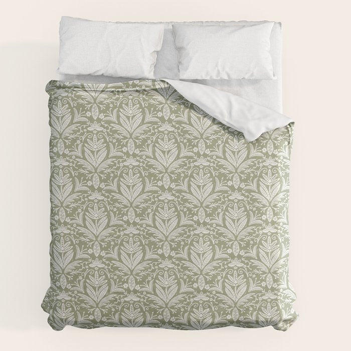 Tropical Paradise . Lush Green Duvet Cover Gallery Image 7