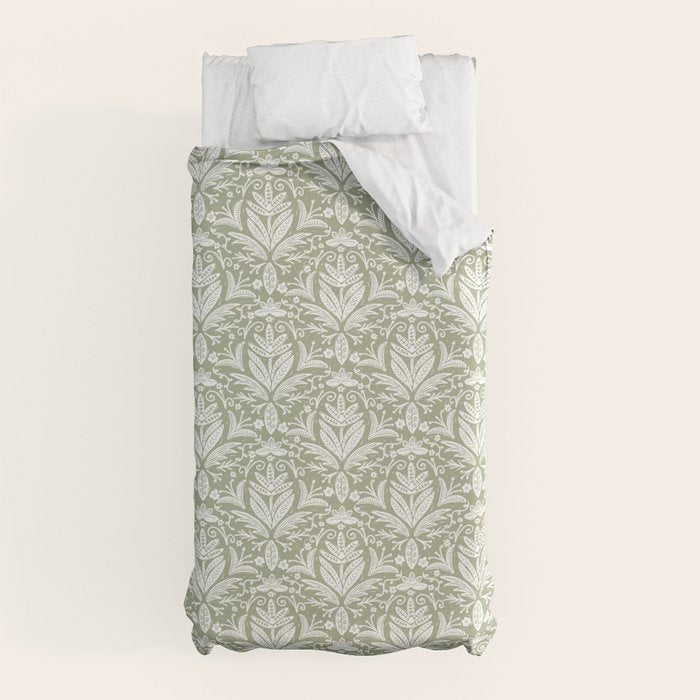 Tropical Paradise . Lush Green Duvet Cover Gallery Image 5