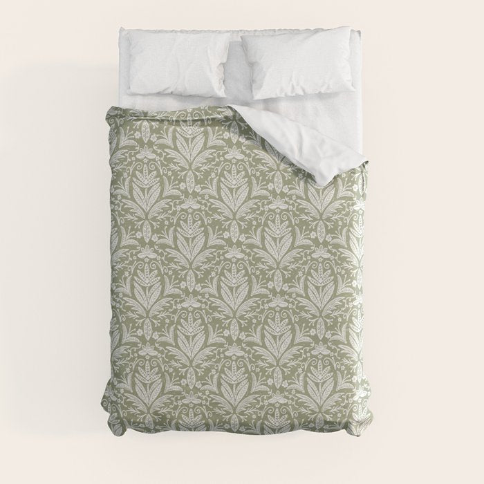 Tropical Paradise . Lush Green Duvet Cover Gallery Image 8