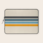 Vintage Retro Stripes Laptop Sleeve Gallery Image 1