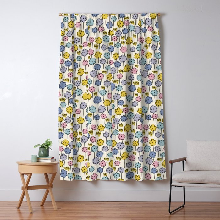 Summer Garden #13 Window Curtain Gallery Image 1