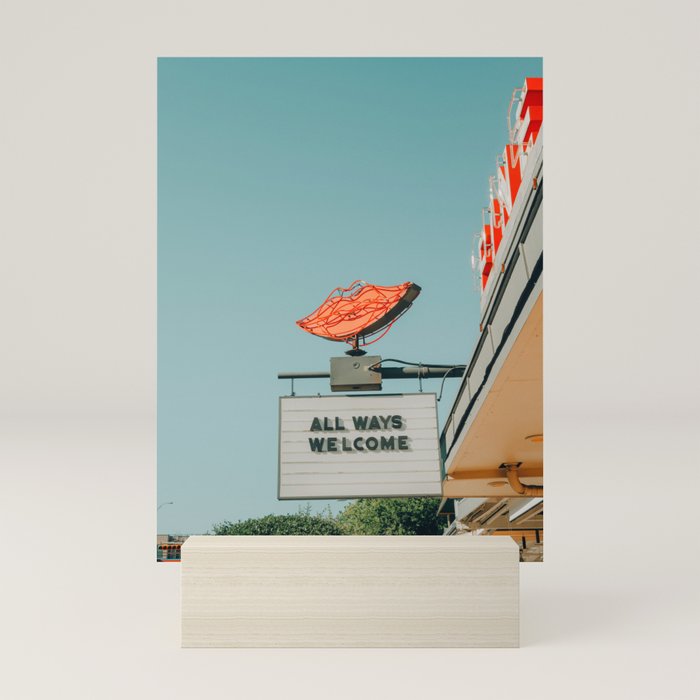 All Ways Welcome Vertical Print Mini Art Print Gallery Image 5
