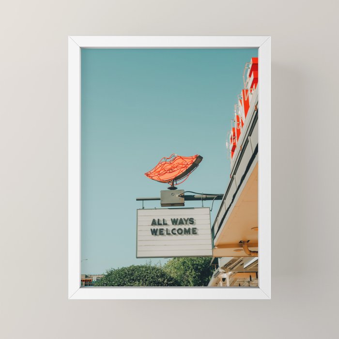 All Ways Welcome Vertical Print Mini Art Print Gallery Image 4