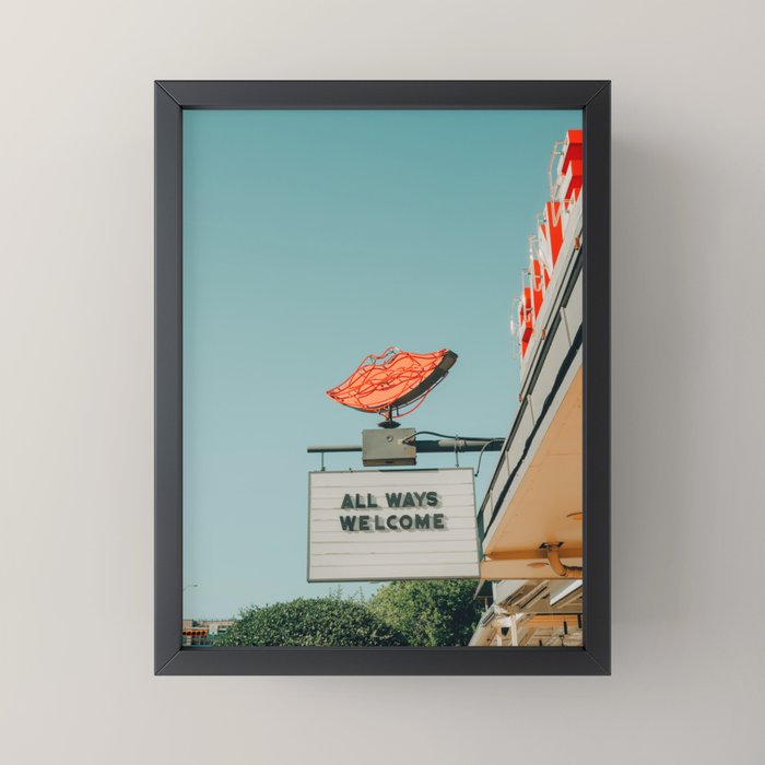 All Ways Welcome Vertical Print Mini Art Print Gallery Image 3