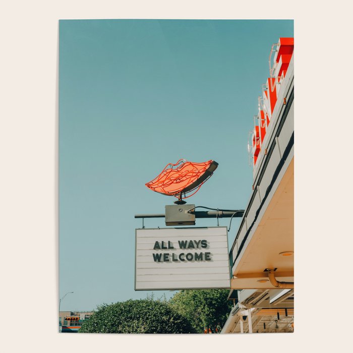 All Ways Welcome Vertical Print Poster Gallery Image 4