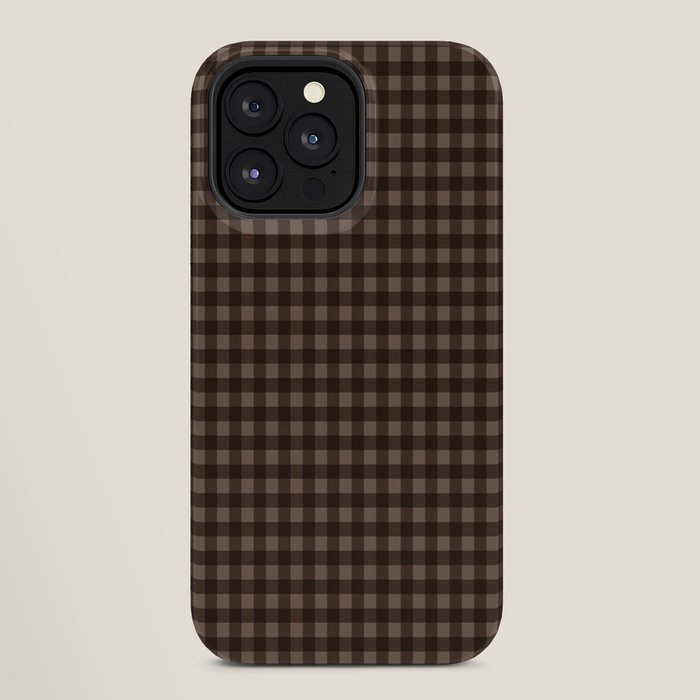 Gingham Plaid Pattern - Earthy Brown iPhone Case Gallery Image 28