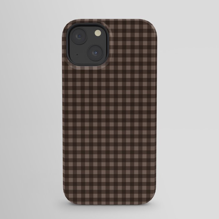 Gingham Plaid Pattern - Earthy Brown iPhone Case Gallery Image 29