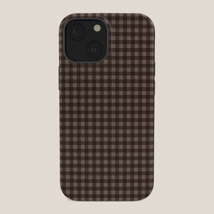 Gingham Plaid Pattern - Earthy Brown iPhone Case Gallery Image 34