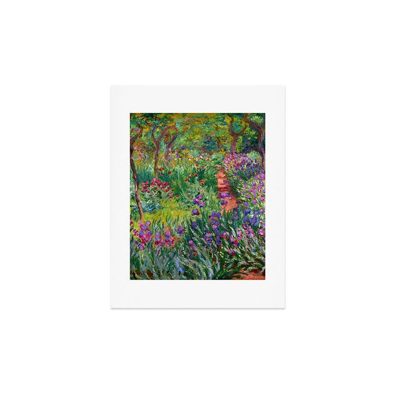 Claude Monet "The Iris Garden at Giverny", 1899-1900 Art Print Gallery Image 3